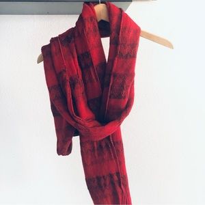 REMI & REID x Anthropologie Scarf Cozy Chevron Stripe Festive